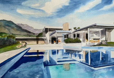 Kaufmann House Pool IV 11x14