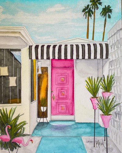 Pink Door III 10x8